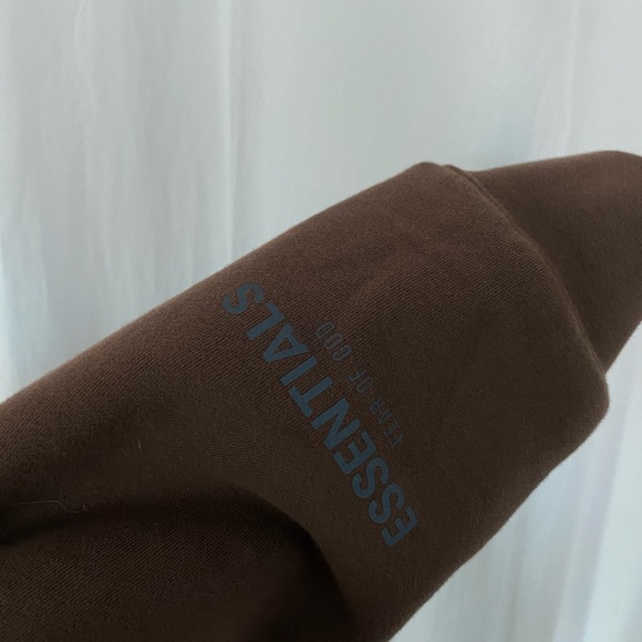 Essentials Brown Hoodie - Picture 2 of 3